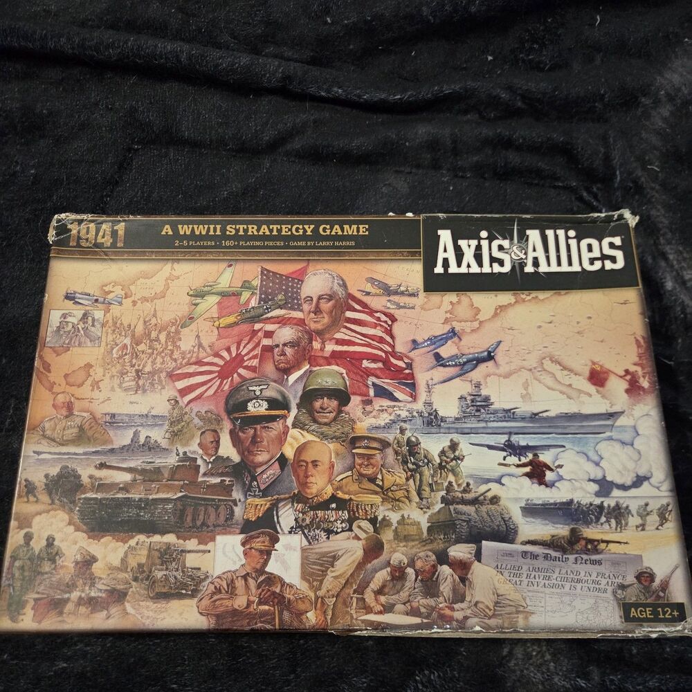 (Read Description) Avalon Hill Axis & Allies 1941 WWII War Strategy Board Game